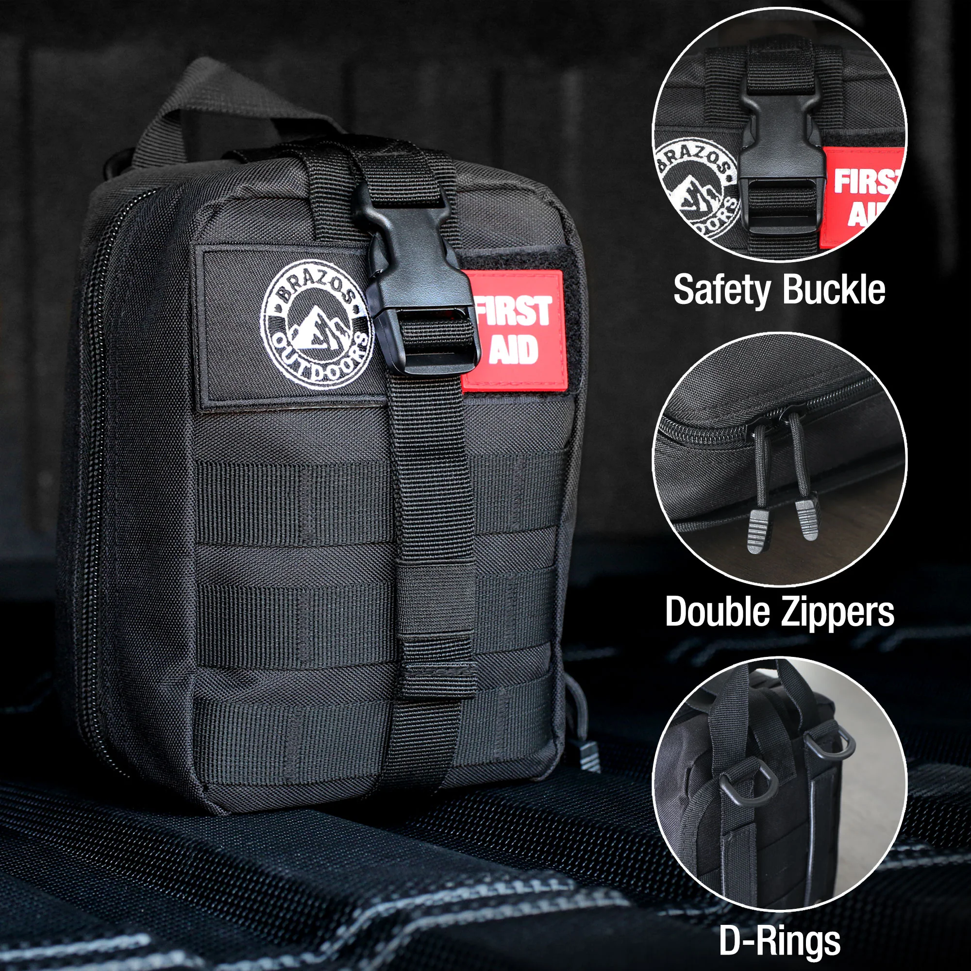 Brazos Outdoors 250-Piece Outdoor Preparedness & Utility Kit - Image 4