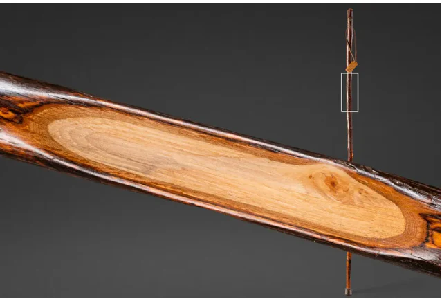Hickory Rustic Walking Stick - Image 8