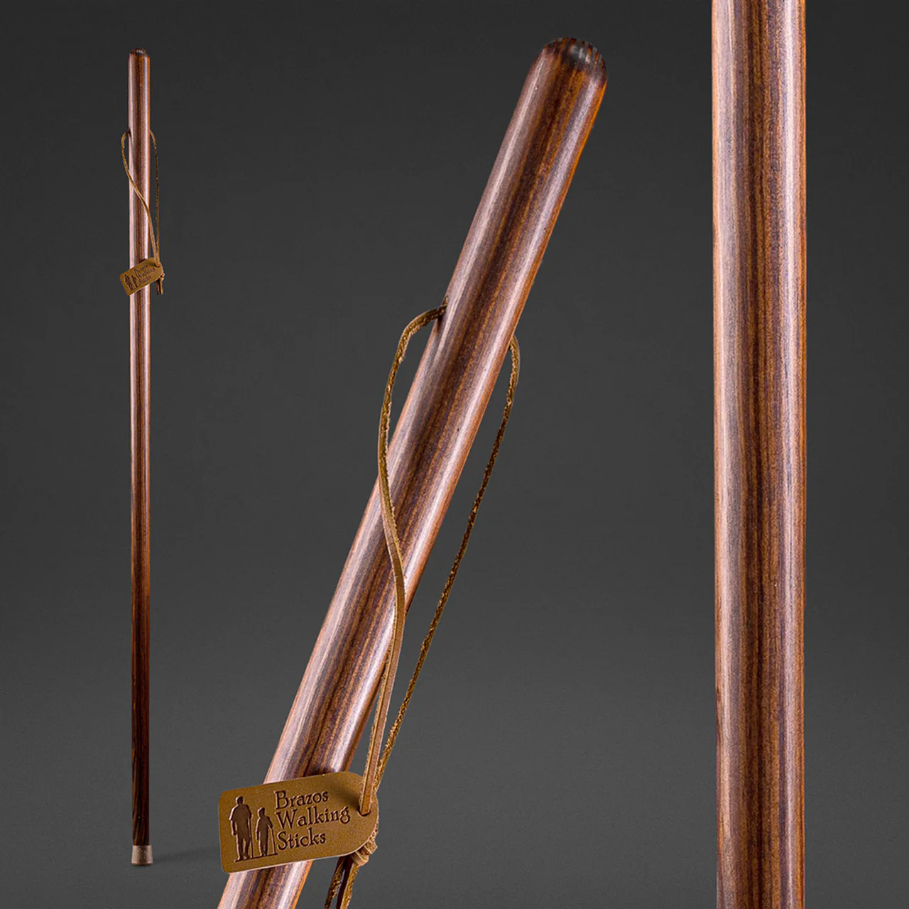 Traditional Straight Pine Handcrafted Walking Stick - Image 3