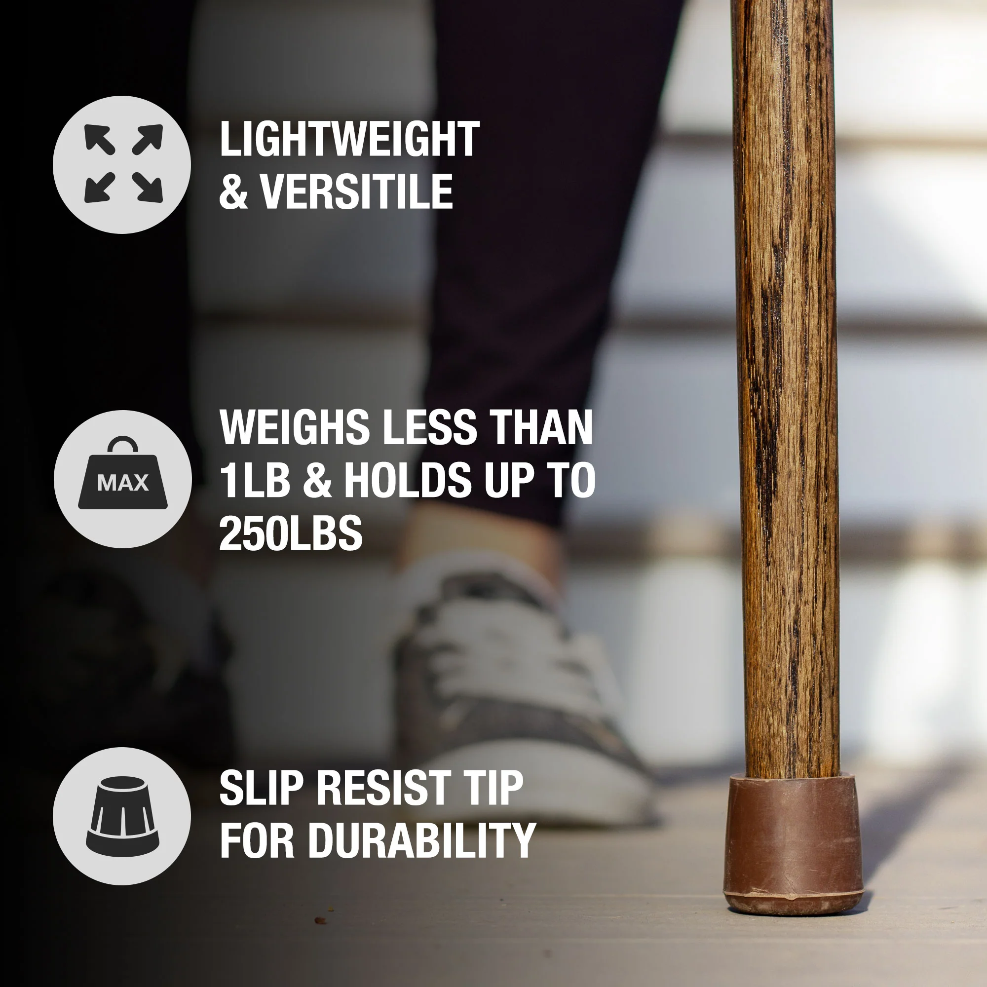 Twisted Brown Oak Hame Top Handcrafted Walking Cane 37" - Image 5