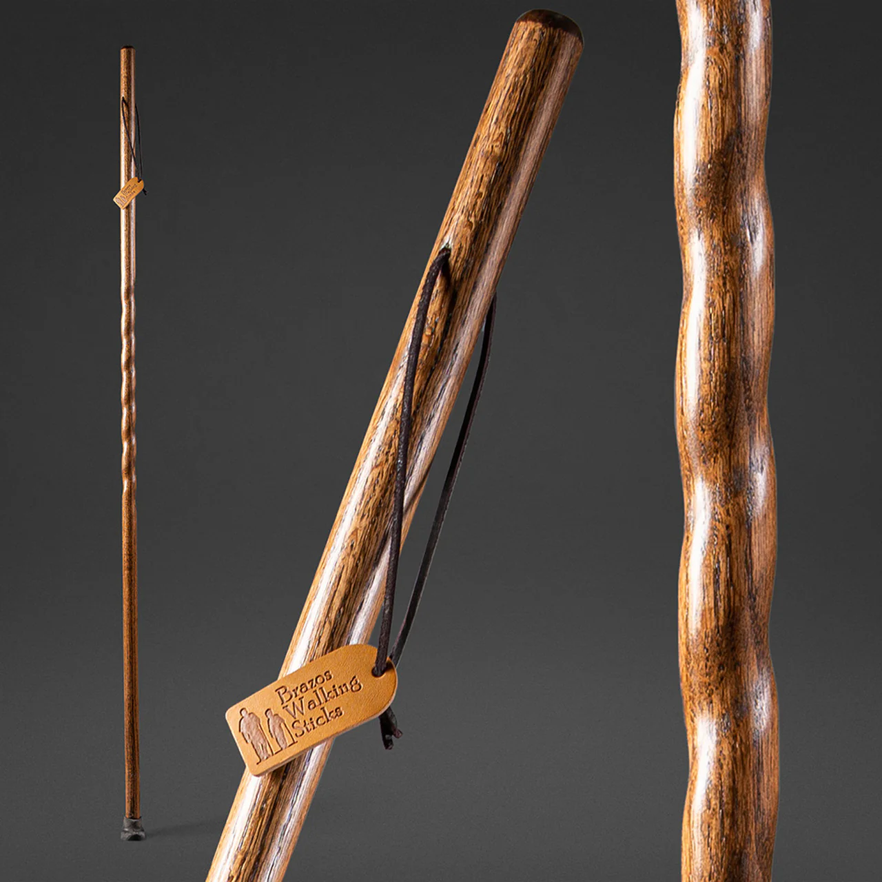 Twisted Oak Trekker Handcrafted Walking Stick - Image 5