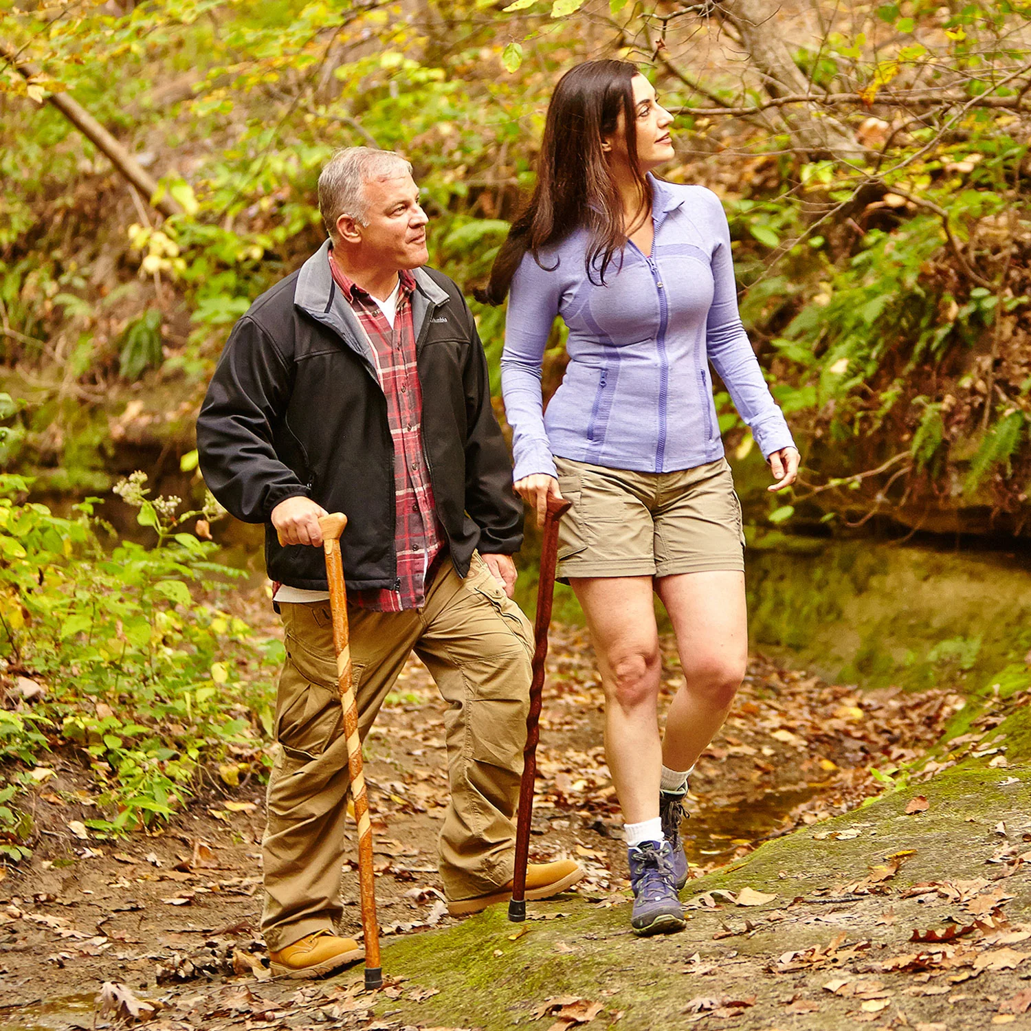 Twisted Sassafras Traditional Rustic Walking Cane 37" - Image 5